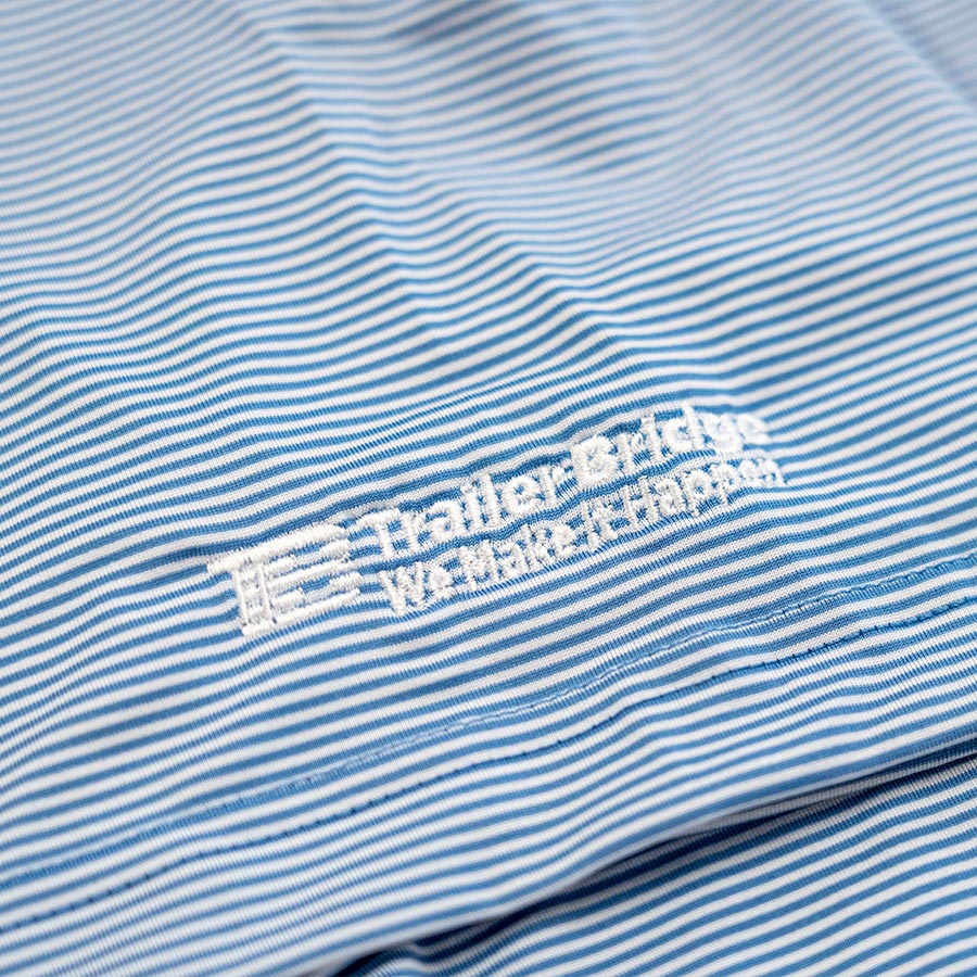 Rhoback Performance Polo - The Crispy Stripe